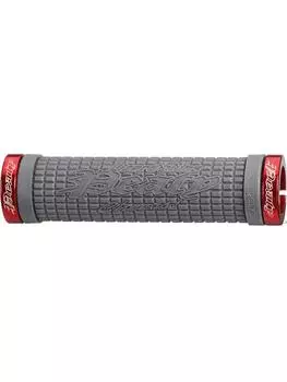 Ручка велосипедного руля Lizard Skins Peaty Dual Clamp Lock On Diameter Graphite левая и правая пара LOPDS300 30,5 мм серый