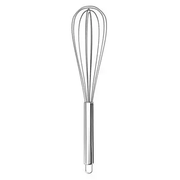 Ручка венчик из нержавеющей стали кухонный миксер проволочный венчик инструмент One size серебряный