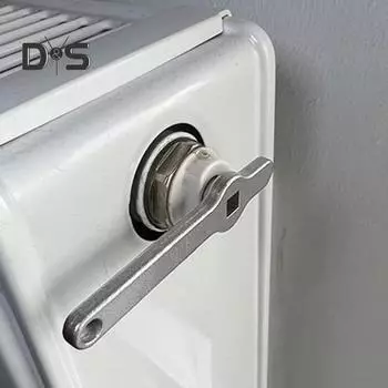 Ручка вентиляционного отверстия нагревателя Регулируемая Высокая твердость Эргономика Длинная ручка Удобный захват Экономящее труд оборудование для мастерской Клапан охлаждения нагревателя Нержавеющая сталь