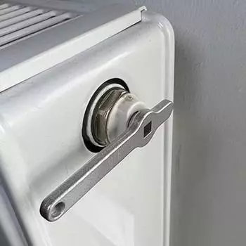 Ручка вентиляционного отверстия радиатора Универсальная эргономичная легкая ручка вентиляционного отверстия радиатора Ключ для вентиляционного клапана радиатора Ключ для отопления для мастерской