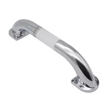 Ручка входа с синей подсветкой для автофургонов, кемперов и прицепов. Прямая вспомогательная планка