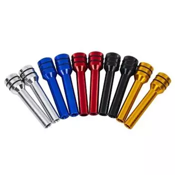 Ручка замка двери автомобиля из сплава, кнопка подъема двери, стопорные штифты, винт, ручка, штифт, 5 цветов, инструменты для салона автомобиля, аксессуары для декора чёрный