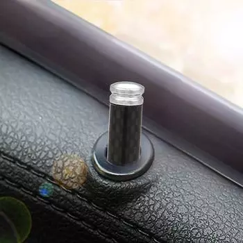 Ручка замка двери салона автомобиля, штифты, крышка штока, универсальный замок двери, подходит для отверстия 5,5 мм, 4 шт. чёрный