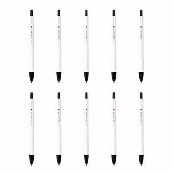 Ручка ZEBRA clickart черная 10 шт. на водной основе B-WYSS22-BK