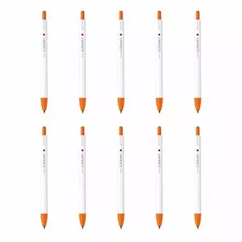 Ручка ZEBRA clickart оранжевая 10 шт. на водной основе B-WYSS22-OR