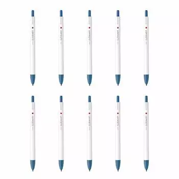 Ручка ZEBRA clickart сине-серая 10 шт. на водной основе B-WYSS22-BGR