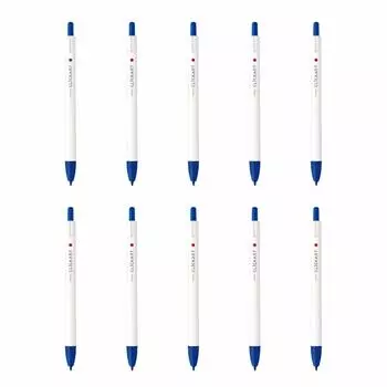 Ручка ZEBRA clickart синяя 10 шт. на водной основе B-WYSS22-BL