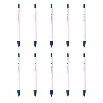 Ручка ZEBRA clickart синяя черная 10 шт. на водной основе B-WYSS22-FB