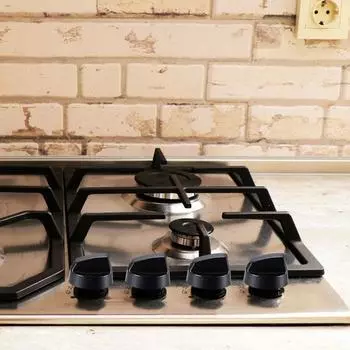 Ручки для духовки и плиты 4X кухонная горелка замена термостата ручки для плиты аксессуары для дома для кухонных плит чёрный