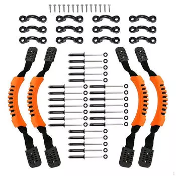 Ручки для каяка, принадлежности для каноэ, сделай сам, с винтами, подушками для глаз, портативные аксессуары для каякинга оранжевый