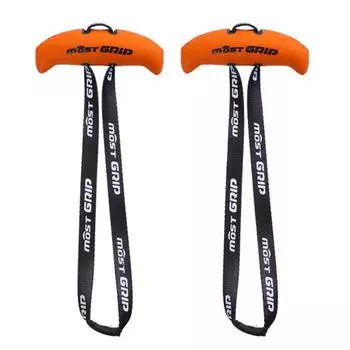 Ручки для подтягивания Эргономичный прочный ремень для фитнеса TPE Ручки для тренировок для домашнего спортзала Брусья для подтягиваний Штанги Orange