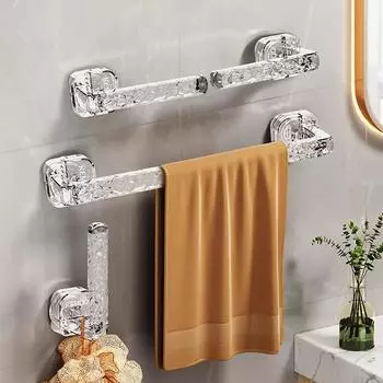 Ручки для ящиков Crystals, самоклеящиеся прозрачные дверные ручки для кухни прозрачный белый