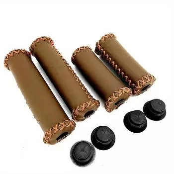 Ручки для складного велосипеда в стиле ретро для городского велосипеда, искусственная кожа, 90 мм, 123 мм, мягкие и удобные ручки для руля велосипеда 90mm