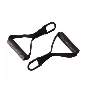 Ручки для упражнений из сверхпрочной резины TPR Gym Premium для канатных тренажеров и эспандеров