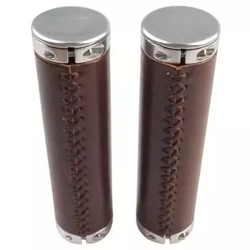 Ручки для велосипеда, винтажные ручки для велосипеда, чехлы для велосипедных рулей, кожаные ручки для велосипеда HG005