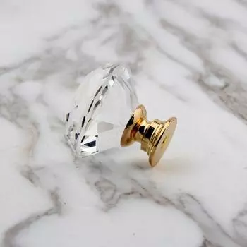 Ручки шкафа 20/25/30/40 мм, ромбовидная форма, износостойкие, широкое применение, модные изысканные прочные ручки для ящиков 25mm