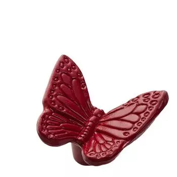 Ручки-скобы для дверей с одним отверстием, ручки-бабочки для ящиков, ретро-антикварные, мебельная ручка, шкаф red-Butterfly