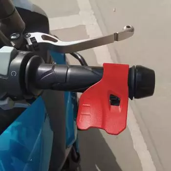 Ручки управления для подлокотников Мотоциклетный зажим дроссельной заслонки Круиз-контроль для мотоцикла Ускоритель помощи Аксессуары для мотоциклов красный