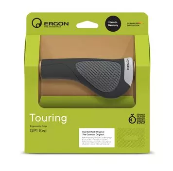 Ручки велосипедные Ergon Bike Grip пара L размер черный резиновый GP1_EVO чёрный