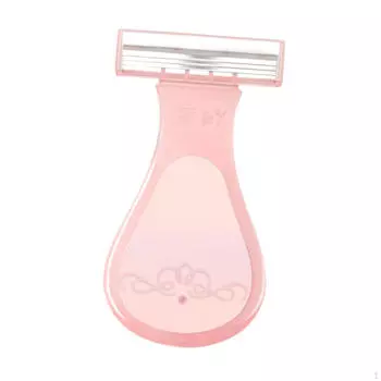 Ручная бритва для женщин Инструмент для красоты Триммер для удаления волос на теле Спина розовый