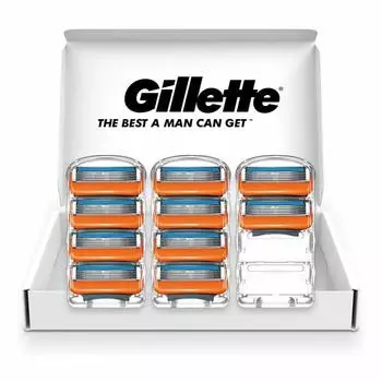 Ручная бритва Gillette Fusion для мужчин, 10 сменных лезвий