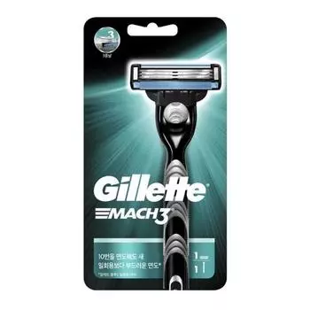 Ручная бритва Gillette Mach3, 1 упаковка, 1 шт., корейское лезвие бритвы