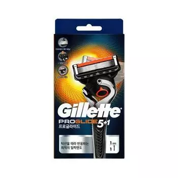 Ручная бритва Gillette Proglide Flexball (Ручка + 1 лезвие) [Close Shave], популярная корейская мужская косметика.