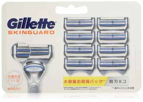 Ручная бритва Gillette Skin Guard для мужчин, 8 шт. (х 1)