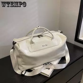 Ручная дорожная сумка большой емкости на короткие расстояния, женская модная легкая водонепроницаемая сумка для багажа для мужчин красный