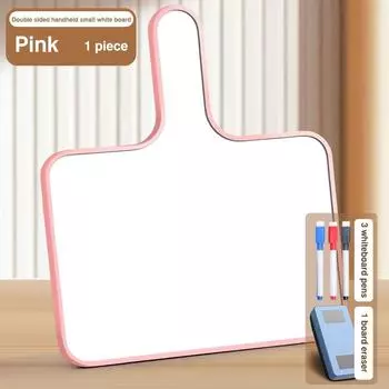 Ручная доска для письма Пластиковая доска для подсказок Высокое качество Табличка для встречи в аэропорту Студенты Pink-Set