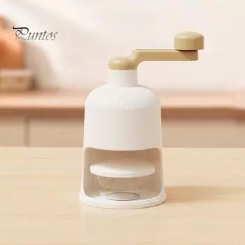 Ручная дробилка льда, вращающаяся ручка, лезвия из нержавеющей стали, многофункциональная машина для приготовления слякоти, снежный конус, бритый льдогенератор, все необходимое для кухонного бара жёлтый