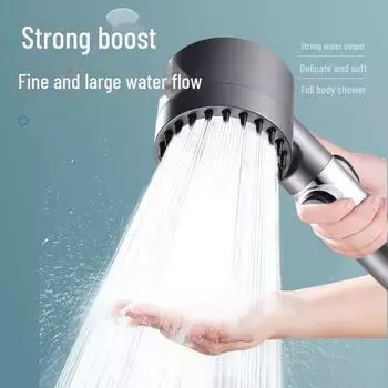 Ручная душевая лейка высокого давления с фильтром и функцией массажа