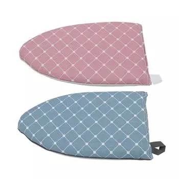 Ручная гладильная доска для одежды, паровая гладильная перчатка, термостойкая водонепроницаемая подкладка для дома и путешествий Light Red