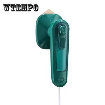 Ручная гладильная машина Портативный мини-паровой утюг Одежда Глажка Влажная сухая гладильная машина Для одежды Пароварка для дома Путешествие Плоская глажка одежды UK зелёный