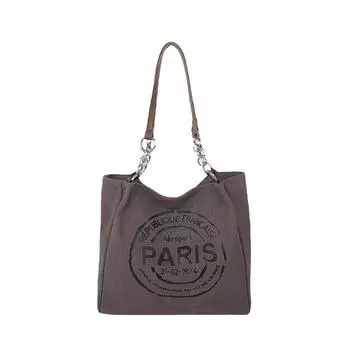 Ручная холщовая сумка для женщин, осенняя, новая, модная, повседневная, большая, вместительная, сумка для поездок на работу