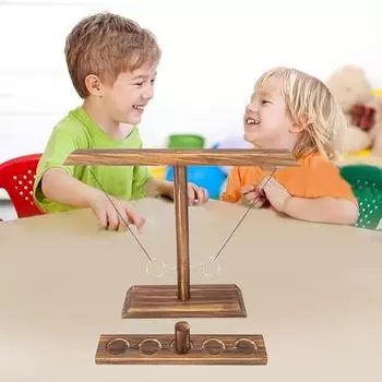 Ручная игра «Бросание кольца» Деревянные настольные игры Battle Board Games Bar S