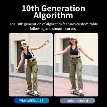 Ручная камера ZHIYUN WEEBILL 3S COMBO, 3-осевой стабилизатор подвеса, быстросъемный встроенный заполняющий свет чёрный