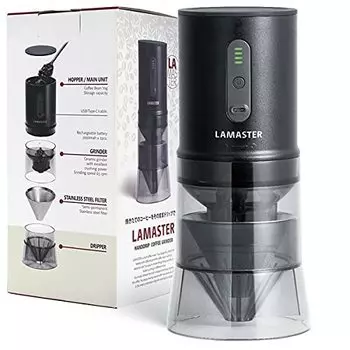 Ручная капельная кофемолка LAMASTER (черный)