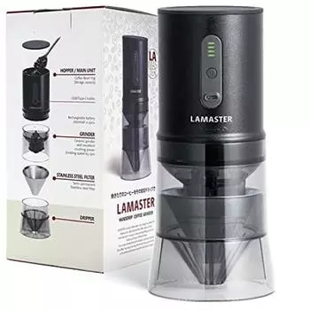 Ручная капельная кофемолка LAMASTER (черный)