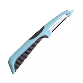 Ручная картофелечистка с противоскользящей ручкой, овощечистка, волшебный инструмент, скребок для дыни, картофеля, фруктов, кухонные гаджеты, аксессуары 1PCS синий