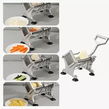 Ручная картофелерезка, ручная нарезка картофеля фри, практичная овощерезка, кухонный инструмент из нержавеющей стали для приготовления пищи