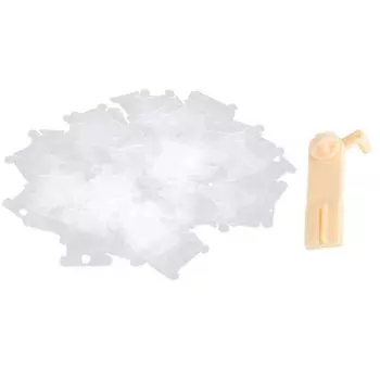 Ручная катушка для ниток, моталка для шерсти, вышивка, сделай сам, 100 шт., намоточная пластина, швейный инструмент