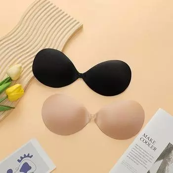 Ручная кисть клей гладкий круглый чашка грудь наклейка сборка свадебное платье утолщенный силикон латекс био клей передняя пряжка невидимый бюстгальтер A
