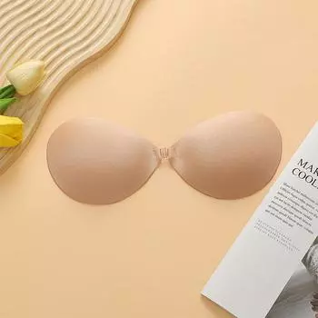 Ручная кисть клей гладкий круглый чашка грудь наклейка сборка свадебное платье утолщенный силикон латекс био клей передняя пряжка невидимый бюстгальтер A