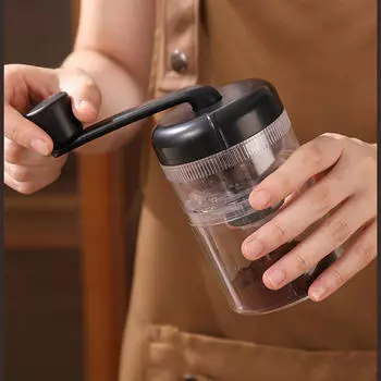 Ручная кофемолка для кофейных зерен с эргономичной ручкой для эспрессо, рукоятка для использования на открытом воздухе