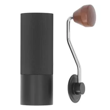 Ручная кофемолка из алюминиевого сплава с сердечником из нержавеющей стали, портативная, с регулировкой грубости, для ручного кофе