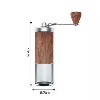 Ручная кофемолка из нержавеющей стали с ручной регулировкой для кухни, портативные мельницы для кофе эспрессо-пресс