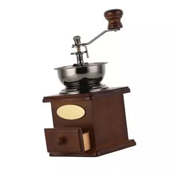 Ручная кофемолка Ретро Ручная мельница Bean 16 8x16 3x9x9 4cm