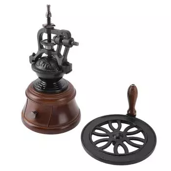 Ручная кофемолка роликовая винтажная деревянная антикварная кофемолка ручная кофемолка для L