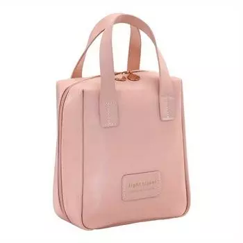 Ручная косметичка в виде ракушки с высоким внешним видом, портативная сумка для хранения косметики большой емкости, дорожная туалетная сумка розовый